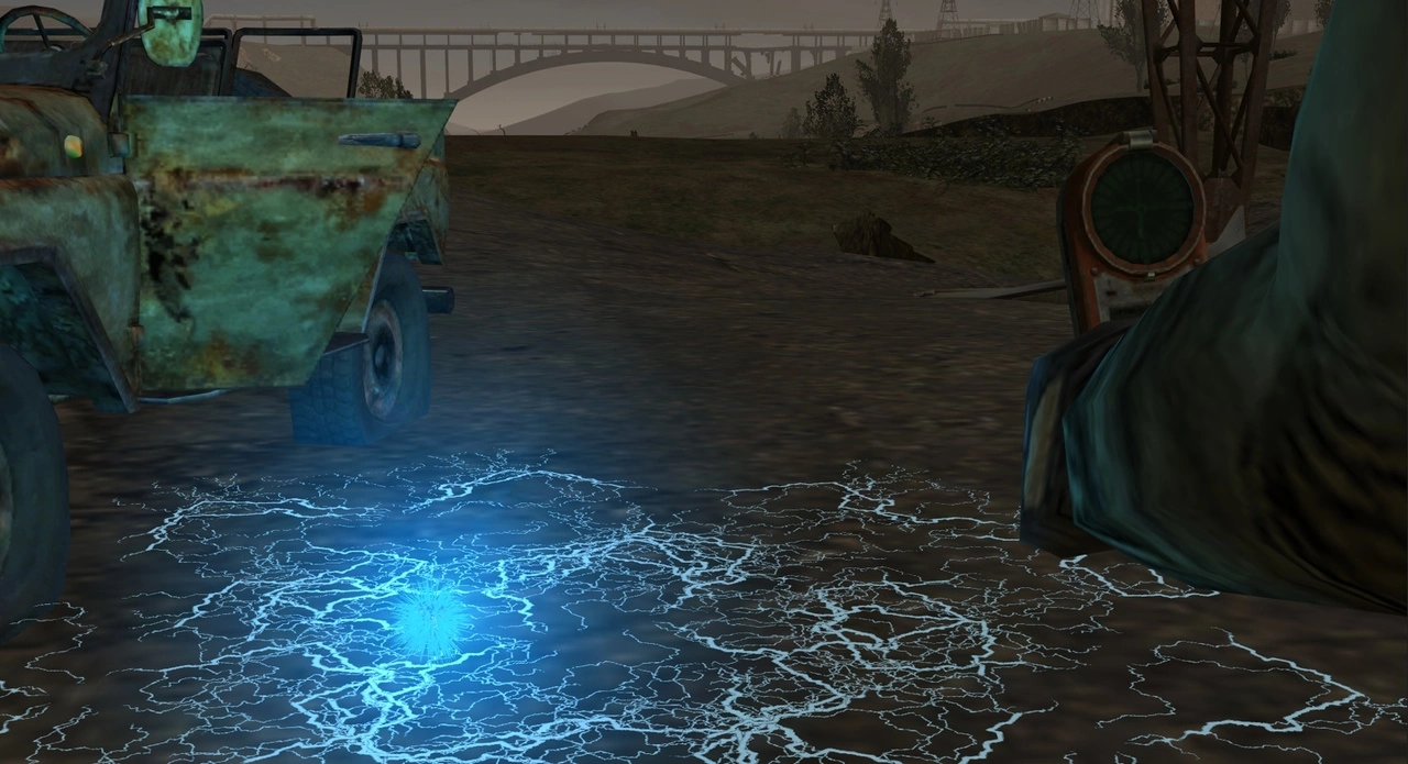 УАЗ около аномалии Электра